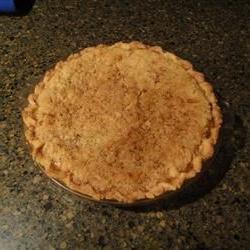 Crumb-Top Rhubarb Custard Pie Photo