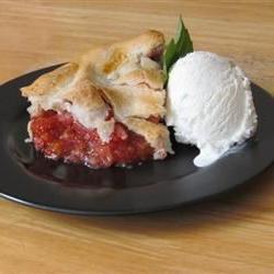 Orange-Kissed Strawberry Rhubarb Pie Photo