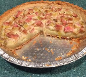 Rhubarb Custard Pie Photo