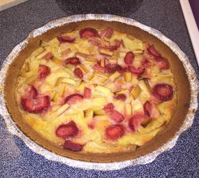 Grammy's Favorite Rhubarb Custard Pie Photo