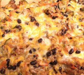 Brown Rice and Black Bean Casserole Photo