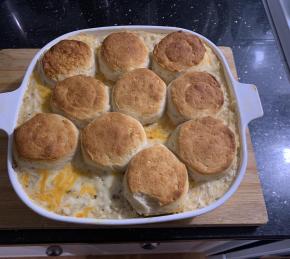 Chicken, Rice, and Biscuit Casserole Photo