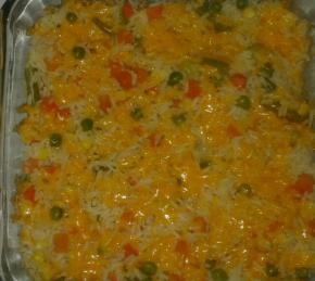 Baked Vegetable Rice Pilaf Photo