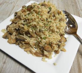 Mushroom and Rice Pilaf Photo