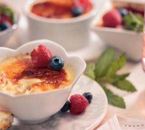 Creme Brulee Rice Pudding Photo