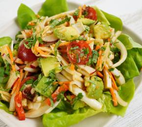 Hearts of Palm and Avocado Salad Photo