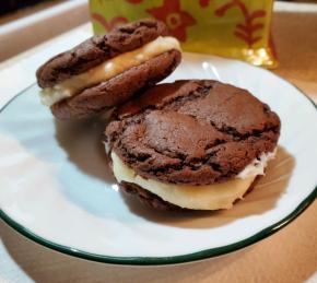 Homemade Chocolate Sandwich Cookies Photo