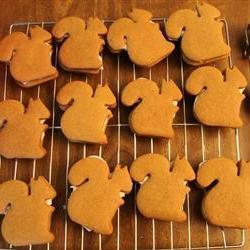 Frosted Molasses Ginger Sandwich Cookies Photo