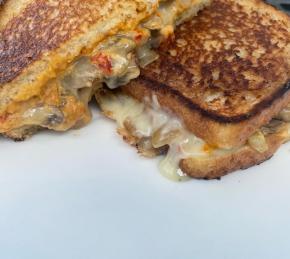 Hummus Grilled Cheese Sandwich Photo