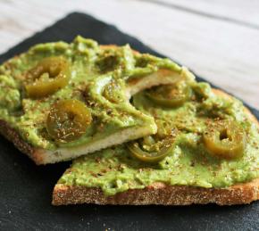 Guacamole Toast Photo