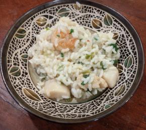 Italian Shrimp and Scallop Risotto Photo