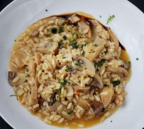 Instant Pot Brown Rice and Mushroom Risotto (Vegan and Gluten-Free) Photo