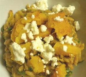 Roast Pumpkin and Feta Risotto Photo