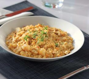 Risotto with Sunchokes, Butternut Squash, and Gorgonzola Photo