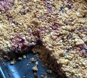 Strawberry Oatmeal Breakfast Bars Photo