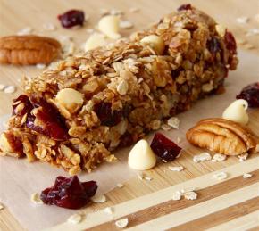 Cranberry Nut Oatmeal Granola Bars Photo