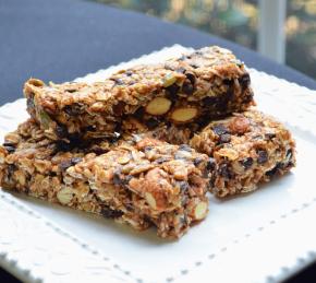 Chocolate Chip Coconut No-Bake Granola Bars Photo