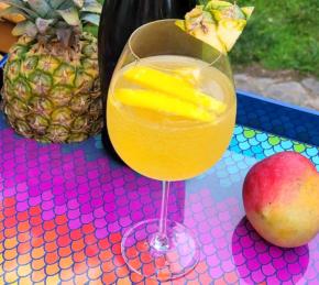 Sparkling Mango Pineapple Sangria Photo