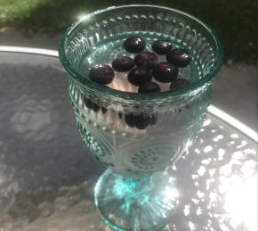 White Sangria with Frozen Fruit Photo