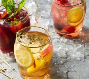 Red Wine and Orange Sangria Photo