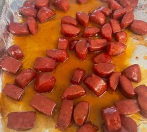 TikTok Candied Kielbasa Bites Photo