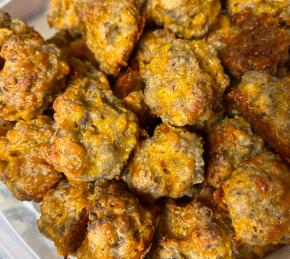 Sausage Balls with Cream Cheese Photo