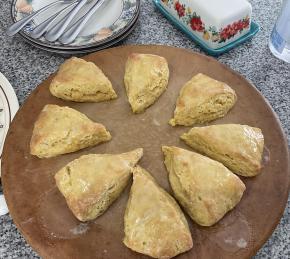 Orange Scones with Orange Glaze Photo