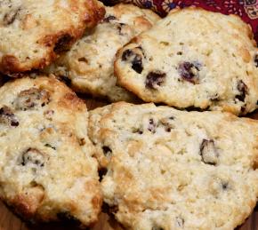 White Chocolate-Cranberry Scones Photo