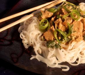 Seitan in Peanut Sauce or Vegetarian Gai Tua Photo