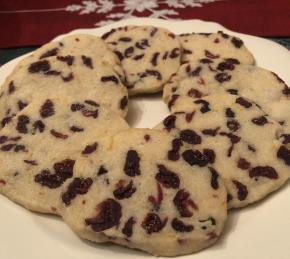 Cranberry-Orange Shortbread Cookies Photo