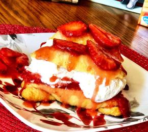 Strawberry Crescent Roll Shortcake Photo