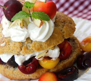 Fresh Cherry Shortcake Photo