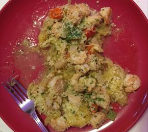 Shrimp Scampi with Spaghetti Squash Photo