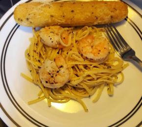 Shrimp Scampi with Linguini Photo