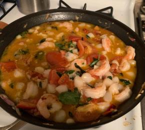 Shrimp Scampi with Angel Hair Pasta Photo