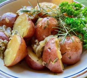 Braised Red Potatoes Photo