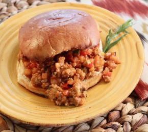 Apple-Tarragon Turkey Sloppy Joes Photo