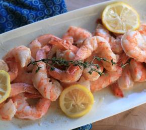 Sous Vide Lemon-Butter Shrimp Photo