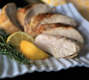 Sous Vide Chicken Breast with Lemon and Herbs Photo