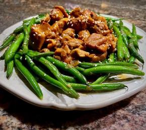 Spicy Chicken and Green Bean Stir Fry Photo