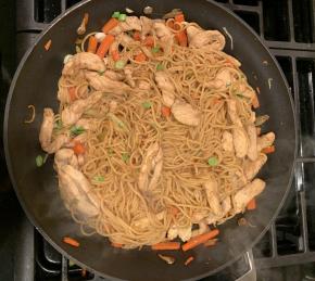 Lo Mein Noodles Photo