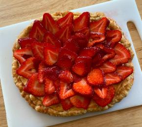 Fresh Strawberry Tart Photo