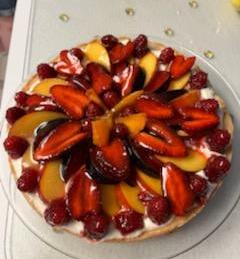 Fresh Fruit Tart with Mascarpone Photo