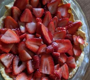 Strawberry Cheese Pie Photo