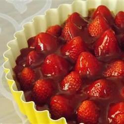 1970's French Strawberry Pie Photo