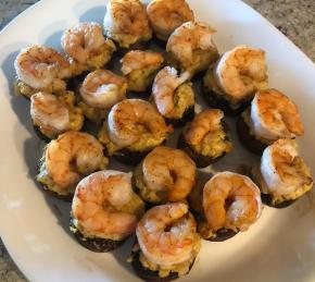 The Best Seafood Stuffed Mushrooms Photo