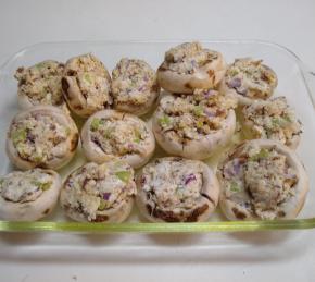 Artichoke Stuffed Mushrooms Photo