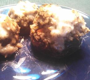 Giant Stuffed Mushrooms Photo