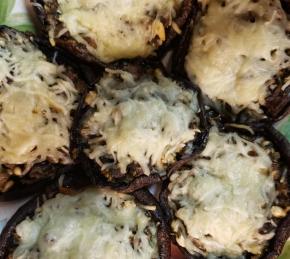 Pesto-Stuffed Grilled Portobellos Photo