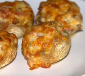 Stuffed Mushrooms with Sour Cream Photo